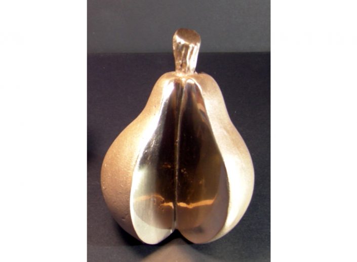 …AND A GOLDEN PEAR bronze 10x 8x7cm POA